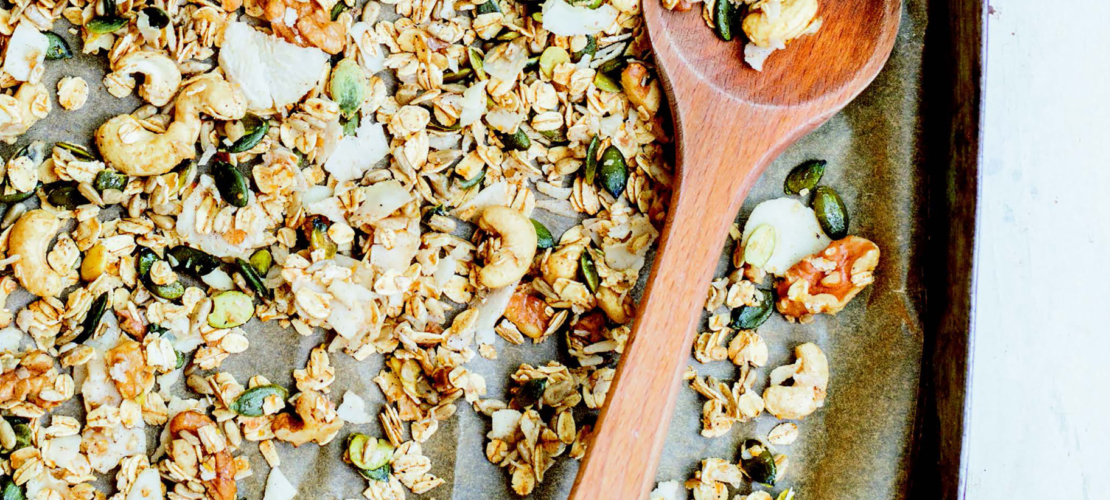 Zelf gezonde granola maken